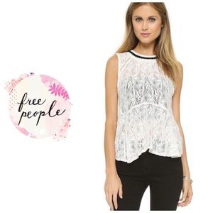 Free People Maise Lace All Stars tank